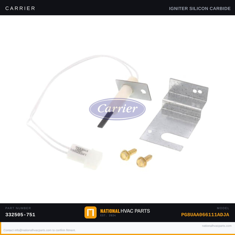 OEM Carrier Furnace Hot Surface Igniter for PG8UAA066111ADJA