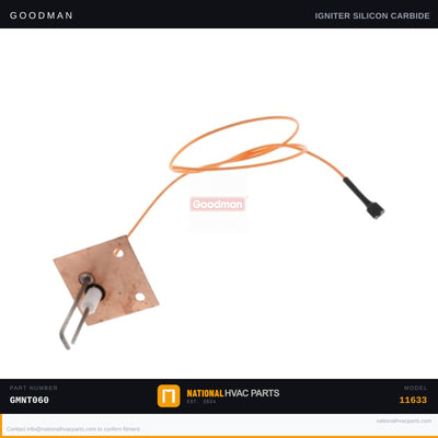 OEM Goodman Hot Surface Ignitor for GMNT060-3 — B1401012