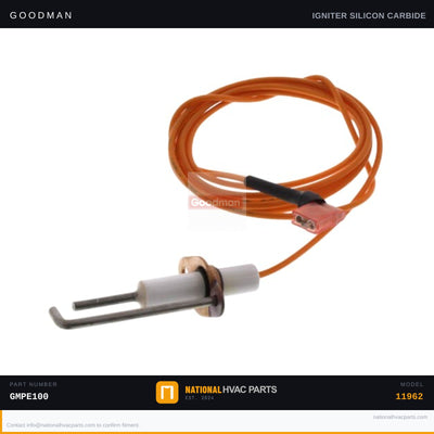 OEM Goodman Hot Surface Ignitor for GMPE100-4 Furnace — 20261709S