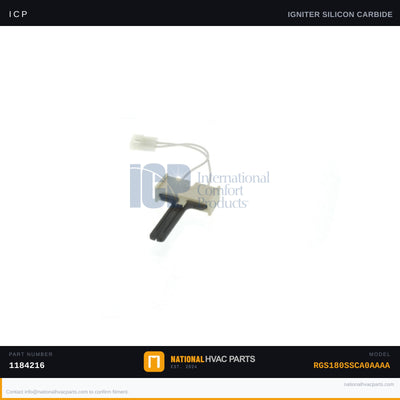 ICP Spark Igniter for RGS180SSCA0AAAA — Direct Spark Ignition | Ships Today
