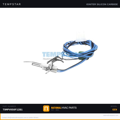 Tempstar Hot Surface Igniter for T9MPV050F12B1 — Igniter/Sensor Kit | Ships Today