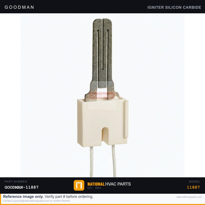 OEM Goodman Hot Surface Ignitor for GMP100-4 Furnace — 20261709S