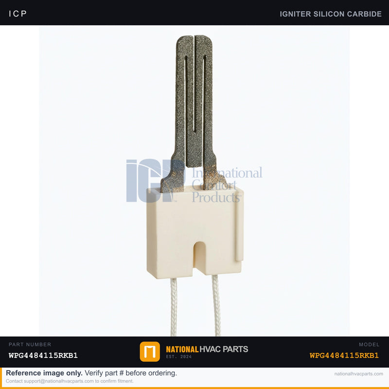 ICP Hot Surface Igniter for WPG4484115RKB1 — Direct-Fit Ignitor | Ships Today