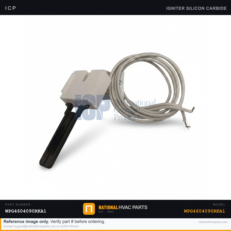ICP Hot Surface Igniter for WPG4604090RKA1 — OEM Ignition | Ships Today