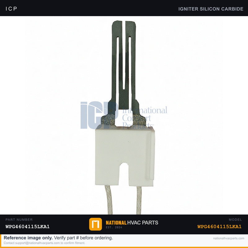 ICP Igniter for WPG4604115LKA1 — Hot Surface Ignitor | Ships Today