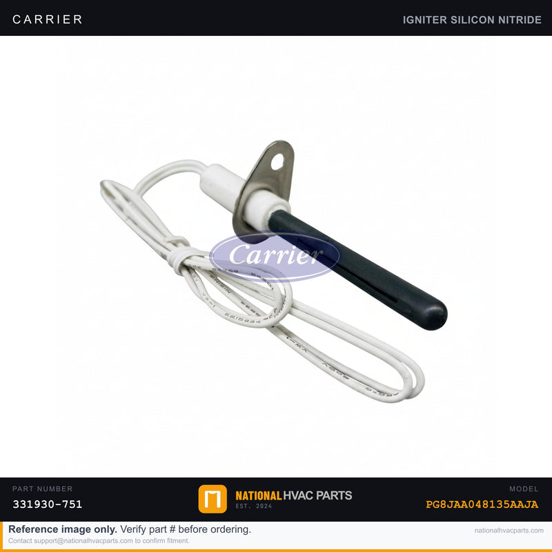 OEM Carrier Silicon Nitride Hot Surface Igniter for PG8JAA048135AAJA