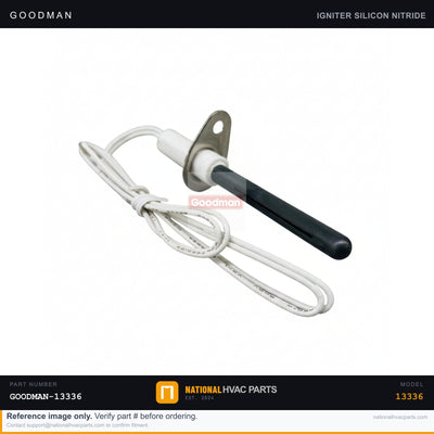OEM Goodman Hot Surface Ignitor for GUS050-2 — B1401018S