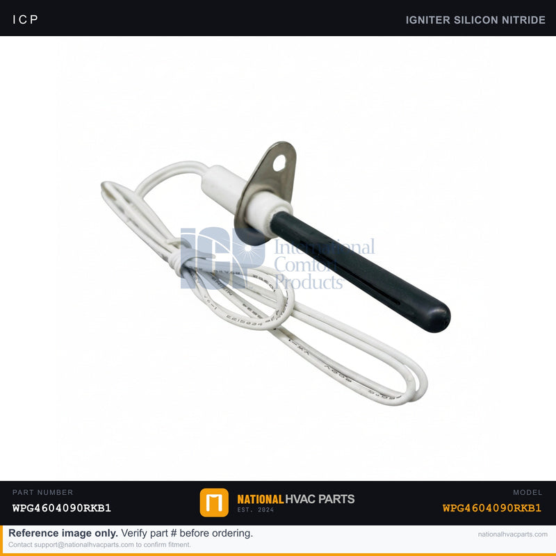 ICP Hot Surface Igniter for WPG4604090RKB1 — Silicon Nitride HSI | Ships Today