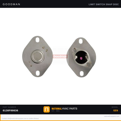 Goodman Limit Switch (Pink) for ACEC800804BXAA — 0130F00036