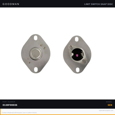 Goodman Pink Limit Switch for ACES800403ANAA — 0130F00036