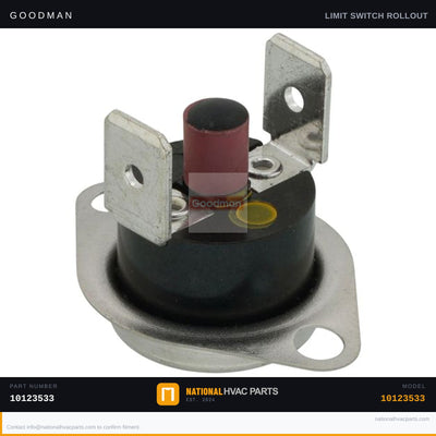 OEM Goodman Manual Reset Limit Switch for AMVC950905CXAB — 10123533