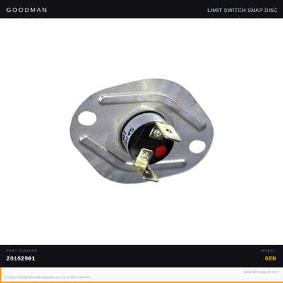 Goodman Primary Limit Switch for ACES960403BNAA — 20162901