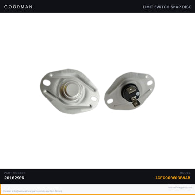 Goodman Primary Limit Switch for ACEC960603BNAB — 20162906