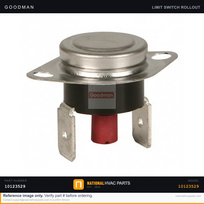 Goodman Manual Reset Limit Switch for ACVM970804CNAA — 10123529