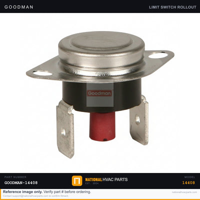 OEM Goodman Manual Reset Limit Switch for WGFM195115S5DAC — 10123519
