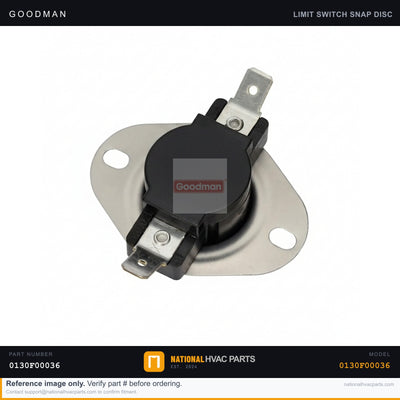 Goodman Limit Switch (Pink) for ACVM971005CNAA — 0130F00036