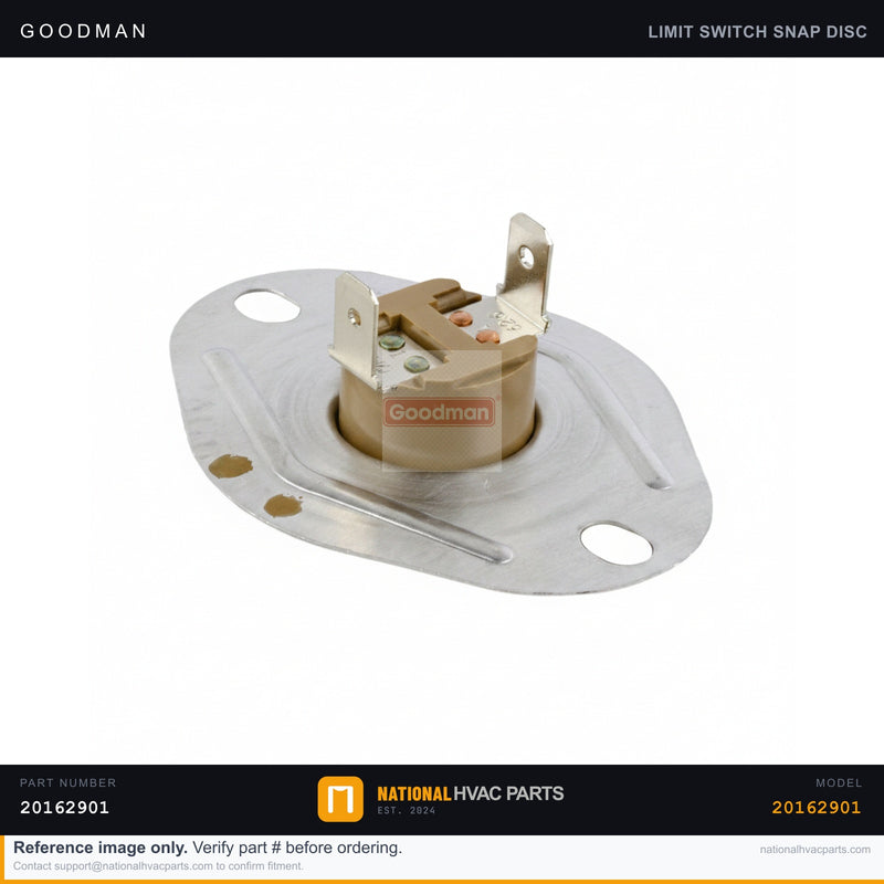 OEM Goodman L210 Primary Limit Switch for ACSS920402BNAA — 20162901