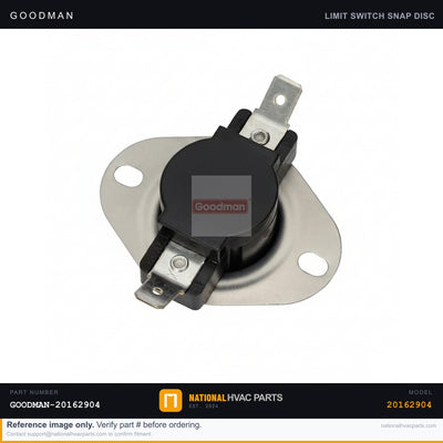 OEM Goodman Primary Limit Temperature Control for WFD195070S3BAA — 20162904