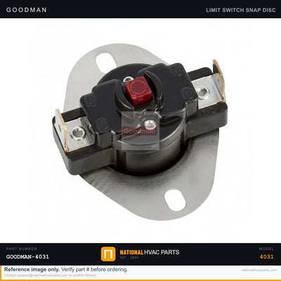 OEM Goodman Auxiliary Limit Switch for AMEC960302BNAB — 0130F00038