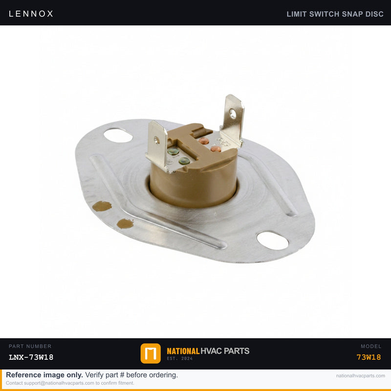 OEM Lennox Limit Switch — 73W18