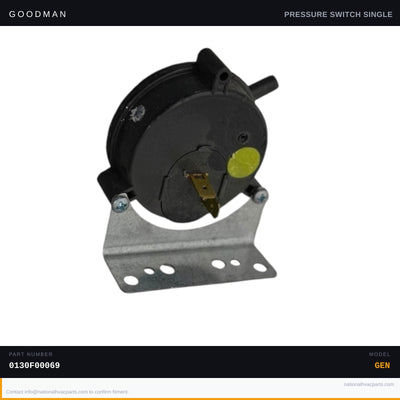 Goodman -0.95" WC Pressure Switch for ACSH960905DXAA — 0130F00069