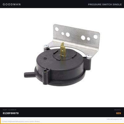 Goodman Pressure Switch for ACVC950714CXAA — 0130F00070