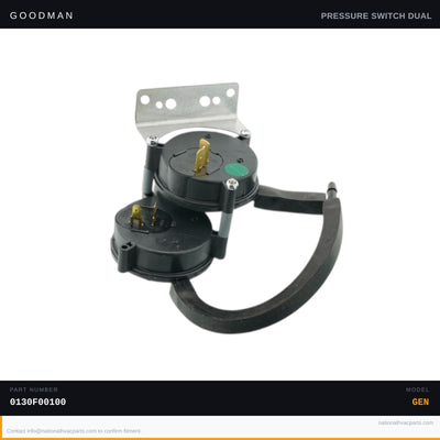 Goodman Pressure Switch for ACVC950915DXAC Furnace — 0130F00100