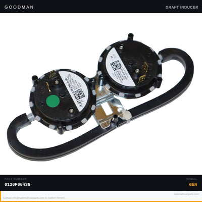 Goodman Pressure Switch for ACVC960804CNAA Furnace — 0130F00436