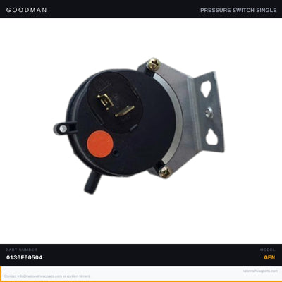 Goodman .60" NO Pressure Switch for ACES800403ANAA — 0130F00504