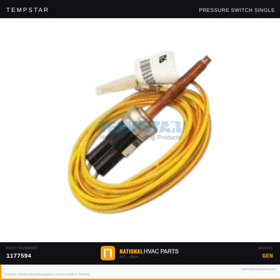 Tempstar Low Pressure Switch for T4H560GKD300 — OEM 1177594 | Ships Today