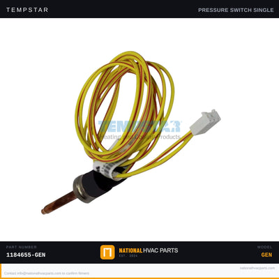 Tempstar Low Pressure Switch for TCH960GKA200 — OEM Draft Safety | Ships Today