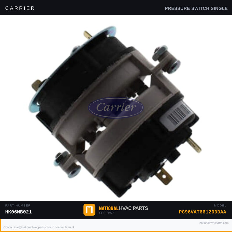 OEM Carrier Pressure Switch for PG96VAT66120DDAA Gas Furnace