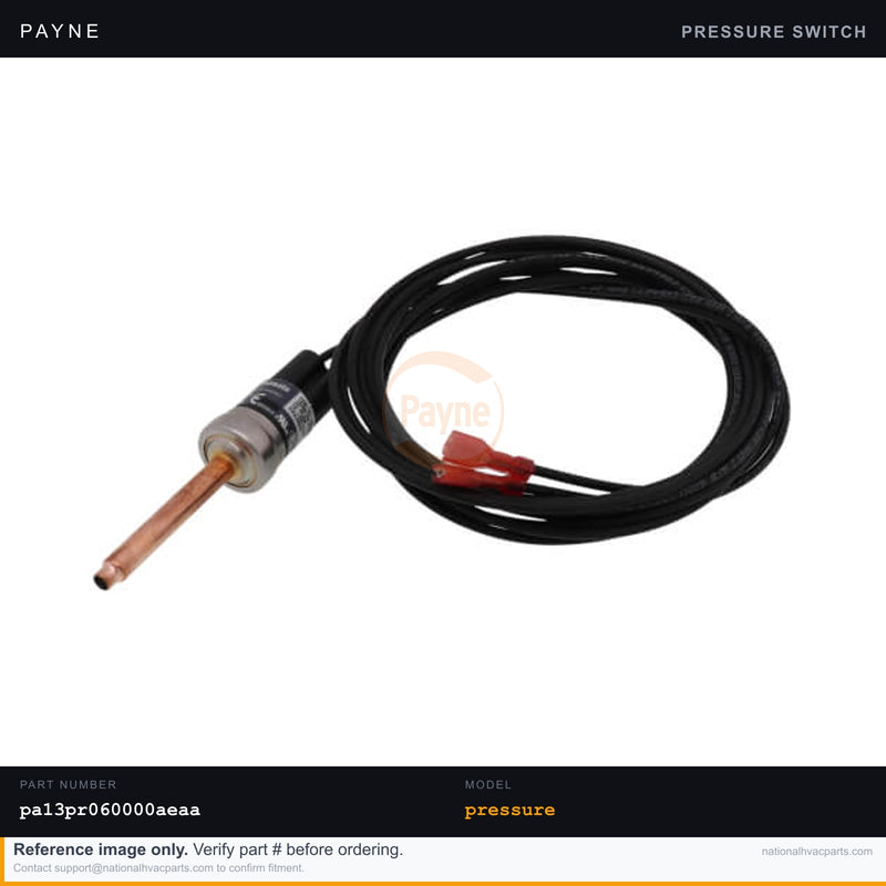 OEM Payne Pressure Switch for PA13PR060000AEAA