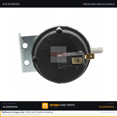 Goodman 0.60" Pressure Switch for ACES — 0130F00504