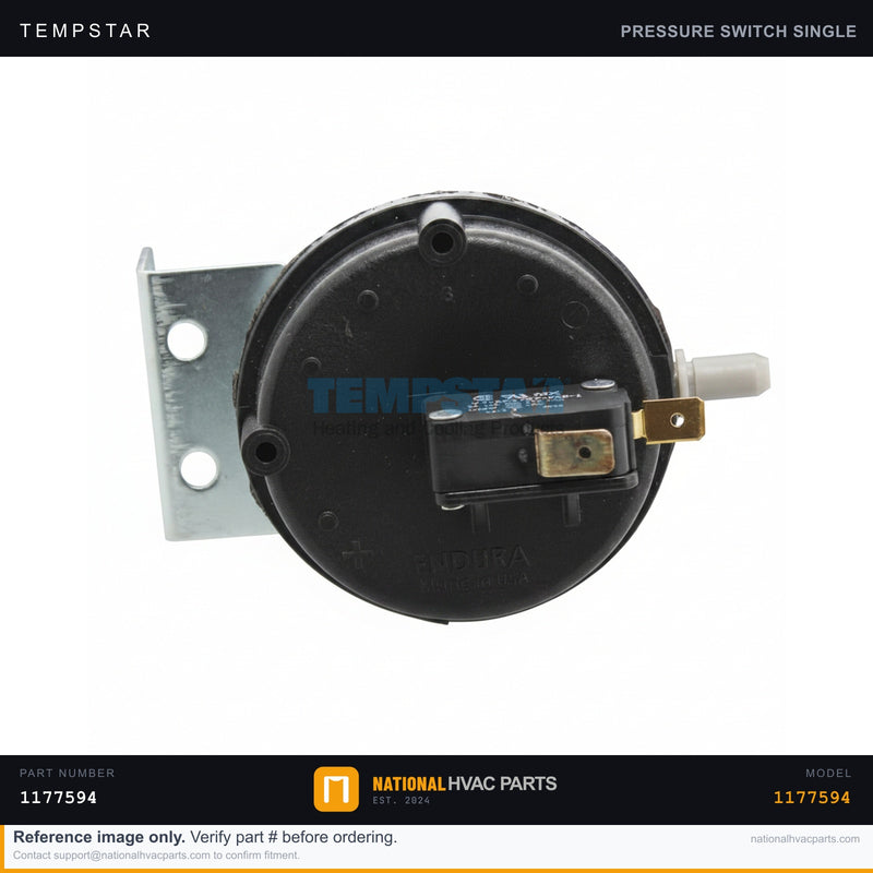 Tempstar Low Pressure Switch Assembly for T4H461GKD100 — OEM 1177594 | Ships Today