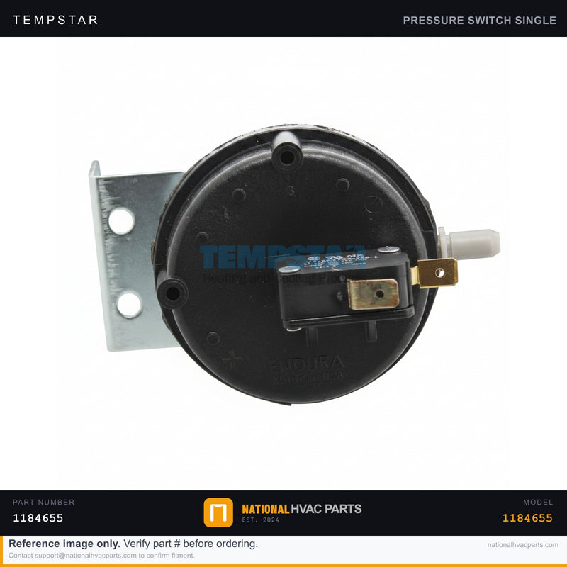 Tempstar Low Pressure Switch for TCH624GKA200 — 24V Refrigerant Safety | Ships Today