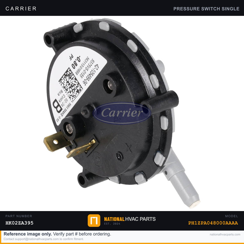 OEM Carrier Air Pressure Switch for PH1ZPA048000AAAA Package Unit