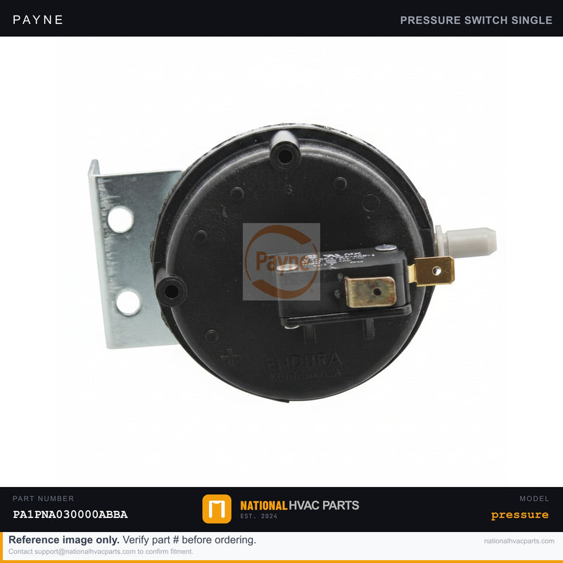 OEM Payne High Pressure Refrigerant Switch for PA1PNA030000ABBA