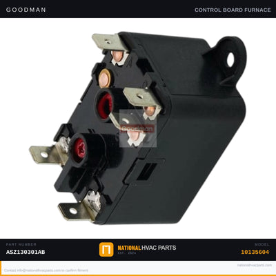 OEM Goodman Control Relay for ASZ130301AB Heat Pump — 10135604