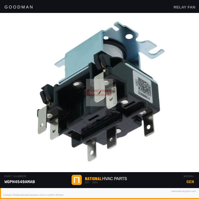 Goodman 24V Relay for WGPH4549AMAB — 0130M00025