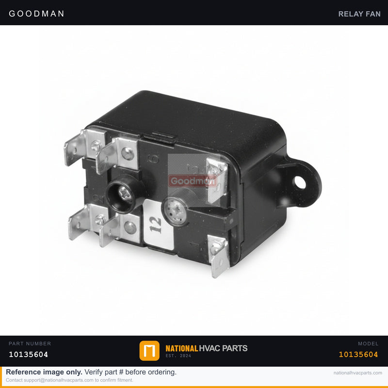 OEM Goodman Defrost Relay for WGHP4448AAE Heat Pump — 10135604