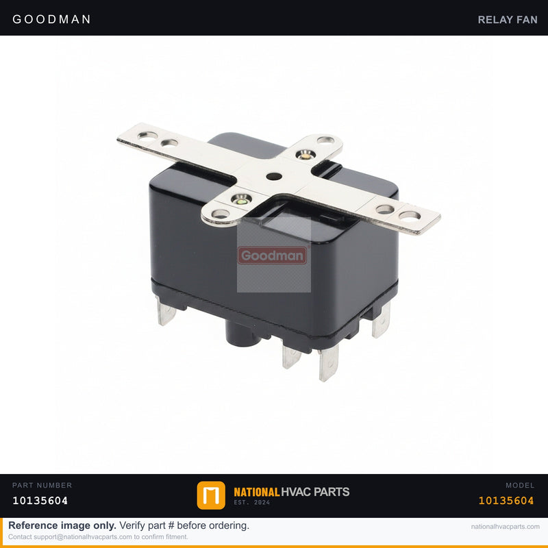 OEM Goodman Relay for WGHP4318AAA Package Unit — 10135604