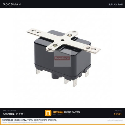 OEM Goodman 24V Relay for GMPE100-4 Furnace — 0130M00025
