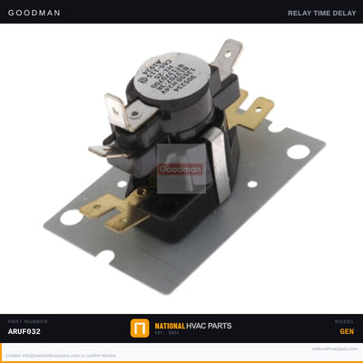 Goodman EEP Time Delay Relay for ARUF032-00A-1 Air Handler — B1370738