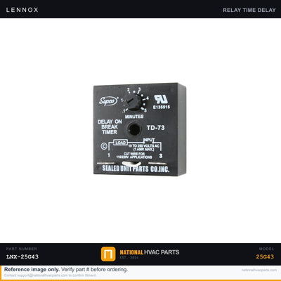 OEM Lennox Littelfuse CT30S1 Solid State Time Delay Relay — 25G43