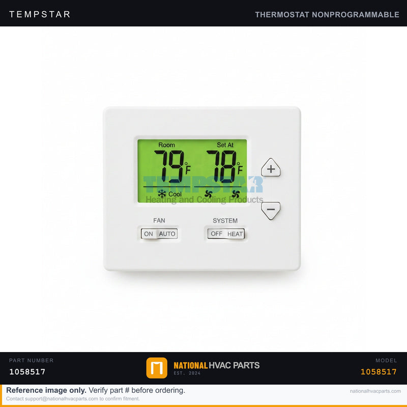 Tempstar PTAC Thermostat for THA09K34STA — OEM Part 1058517 | Ships Today