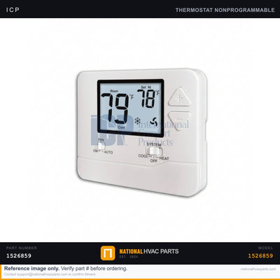 ICP Thermostat for RYB017GAA – 24V Heat Pump Control | Ships Today