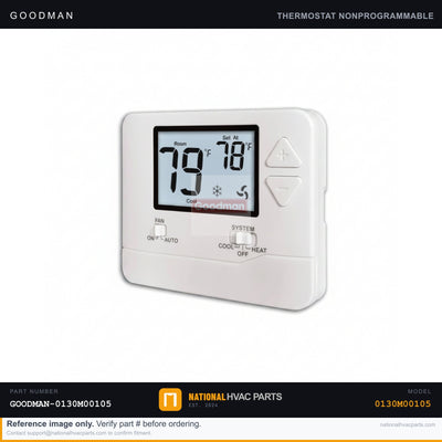OEM Goodman Defrost Thermostat for ASZ130181AE Heat Pump — 0130M00105