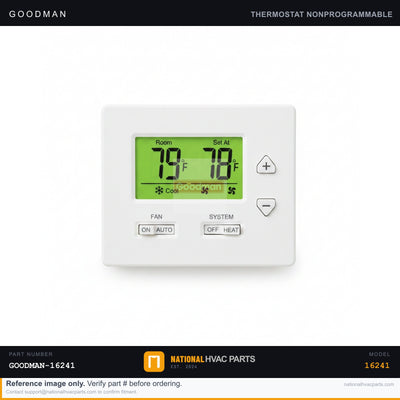 OEM Goodman Defrost Thermostat for ASZ130361AE Heat Pump — 0130M00105