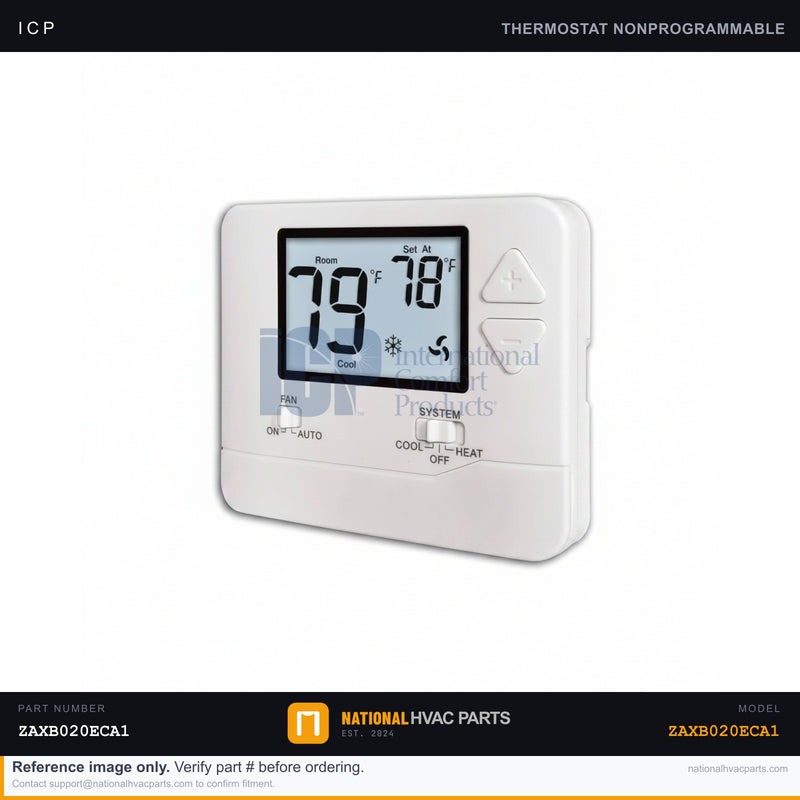 ICP Outdoor Thermostat for ZAXB020ECA1 — SPST 24V T6031 | Ships Today